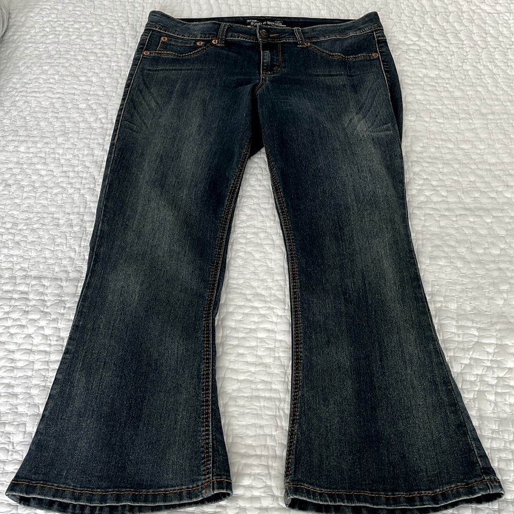 Source of Wisdom (Slim Boot) denim jeans, size 14.